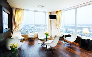 Swissotel Talllinn Viiden tähden  hotellimatka Tallinna ravintola executive loungessa ABC matkatoimisto
