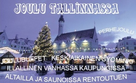 Joulumatkat Tallinnaan Joululoma Tallinna kuvassa Joulumarkkinat vanhassa kaupungissa