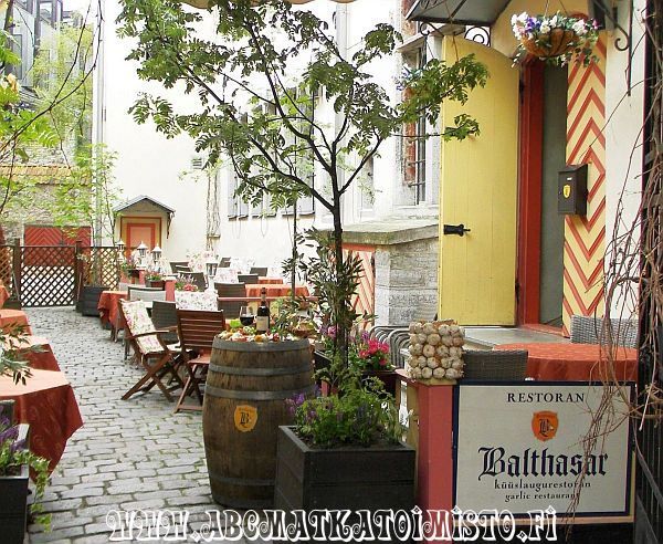 Balthasar valkosipuli ravintola Raatihuoneentori Tallinna vanha kaupunki  illanvietto tyky virkistyspäivä lounas pikkujoulu ABC matkatoimisto